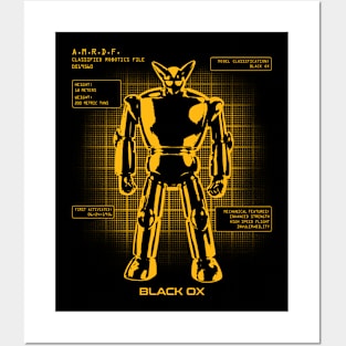 BLACK OX - Gigantor/Tetsugin 28-go - Robot files Posters and Art